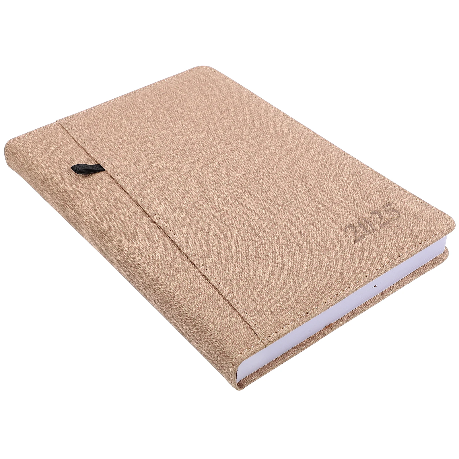 

2025 English Notebook A5 Hard Cover Planner Thick Paper Anti Ink Leak Long Term Use Student Teacher Office Accessory Daily Note