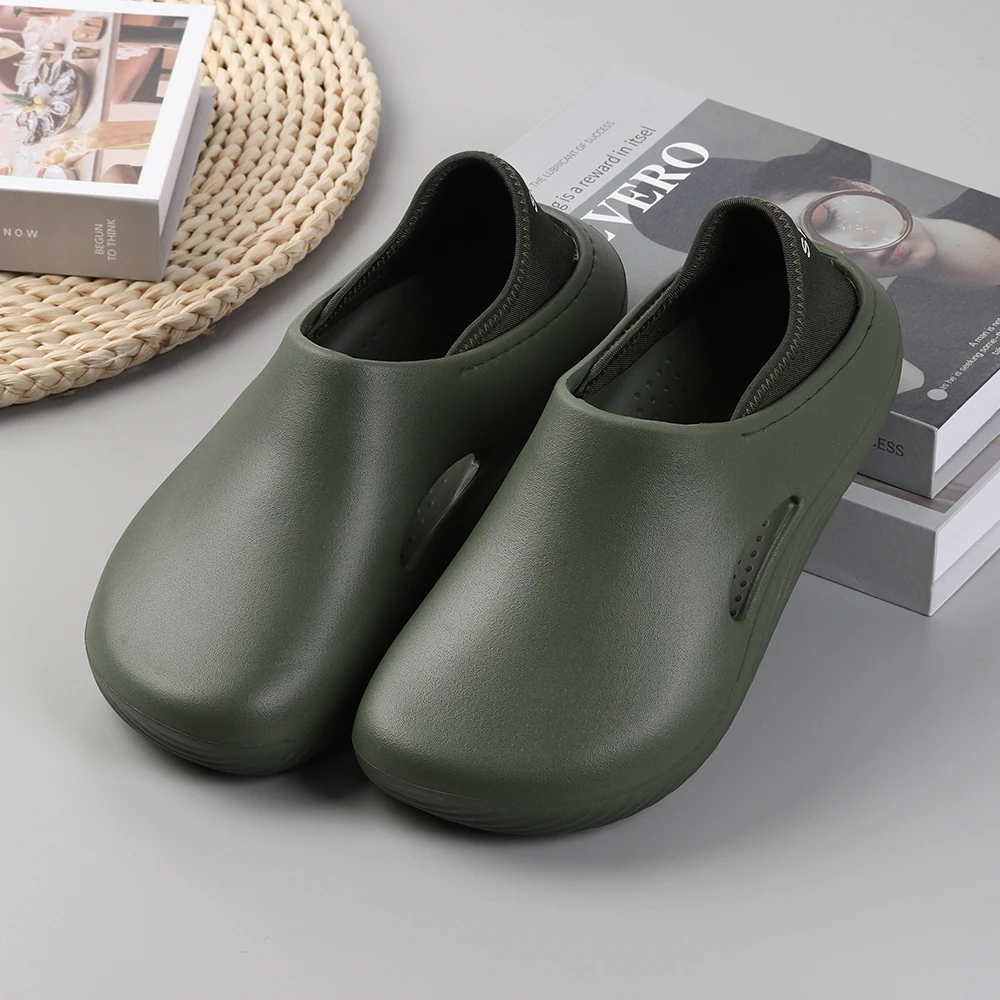 รองเท้าแตะผู้ชายแบบสวม ปิดหัวเ - Men Shoes On Cloud บทวิจารณ์และราคา