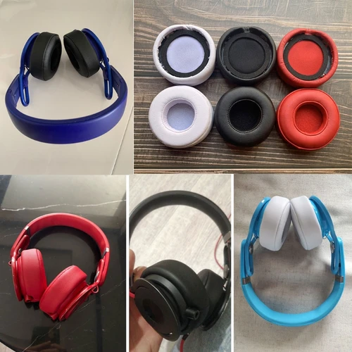 Imagen 2 del producto Almohadillas de repuesto de Audio portátiles, almohadillas compatibles con beats Mixr, fundas para auriculares, cojín para los oídos, fácil de instalar, suave de llevar