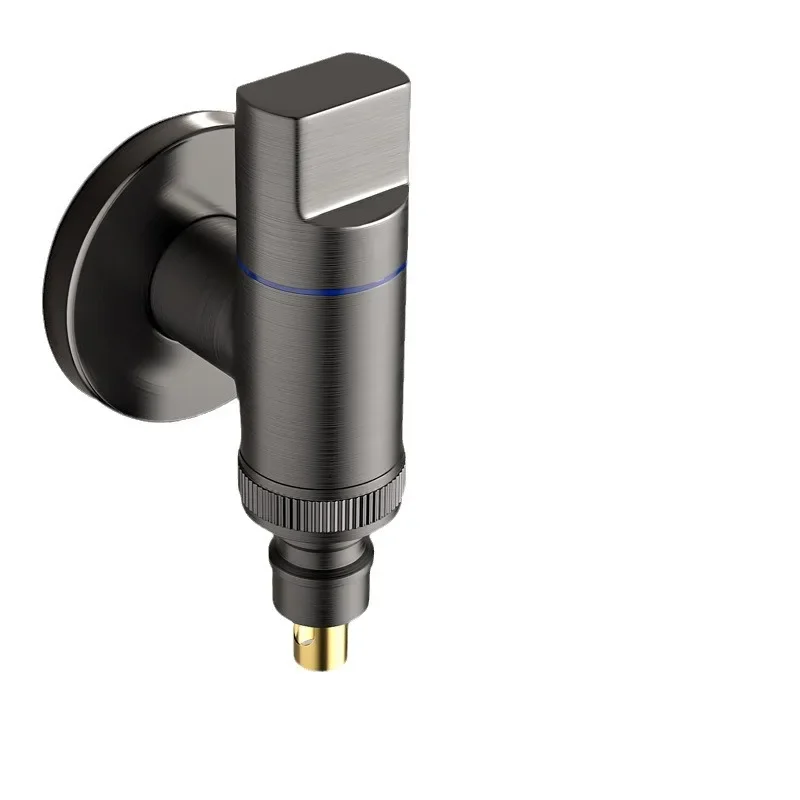 

New All Copper Good Stainless Household Balcony Laundry Sink Mini Wall Faucet Double Outlet Rinsing Taps Steel Mop Pool Faucet