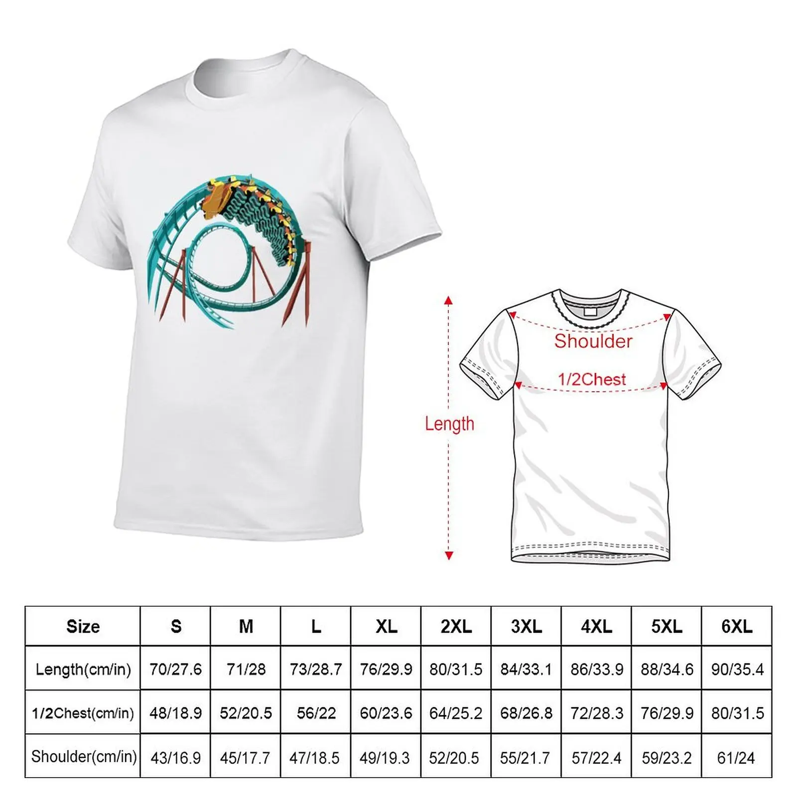 Kumba B&M Sit Down Coaster - Busch Gardens Design T-Shirt Short sleeve tee graphic t shirts shirts men graphic