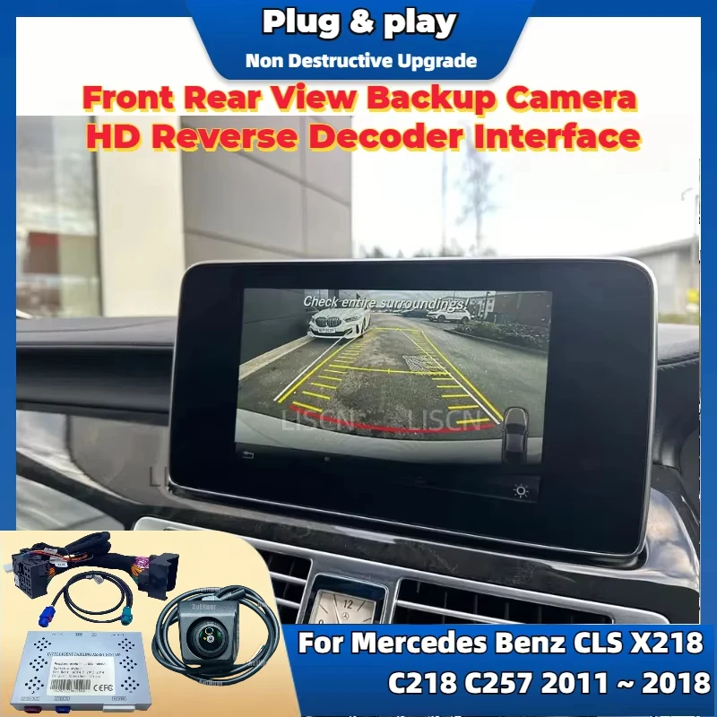 Parking Reverse Camera Kit Special For Mercedes Benz CLS X218 C218 C257 2011 ~ 2018 OEM Screen Plug & Play Front Rear Camera