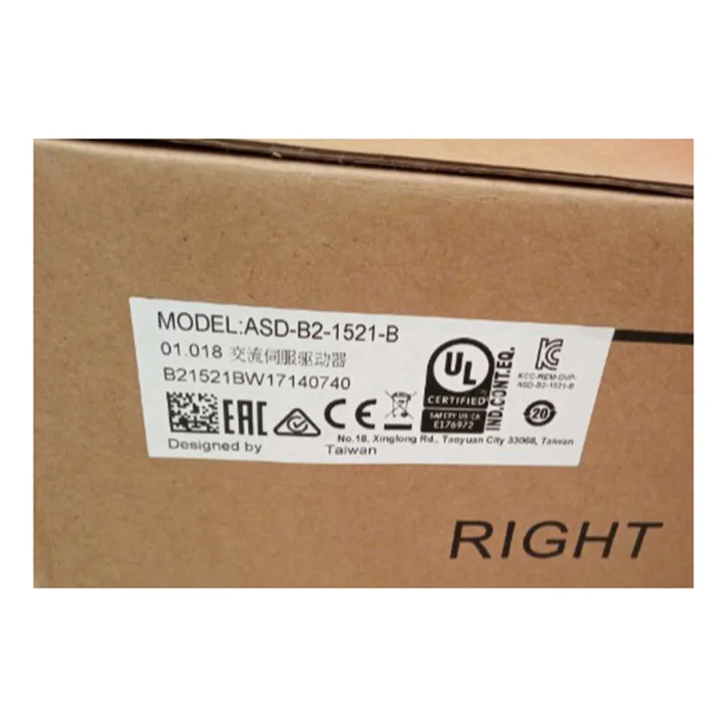 محرك سيرفو أصلي جديد ASD-B2-1521-B بقدرة 1.5 كيلو وات ASDB21521B