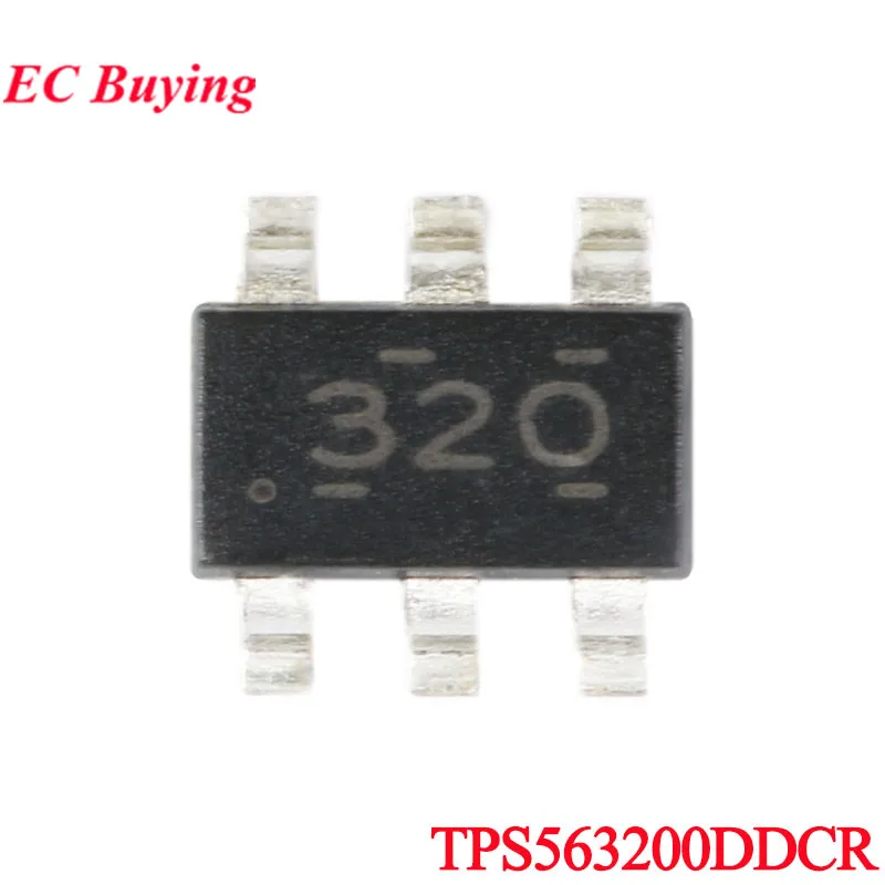 20Pcs/1pc TPS563200DDCR TPS563200 320 32O SOT23-6 4.5V-16V Input 3A Synchronous Buck Converter Switch Regulator IC Chip