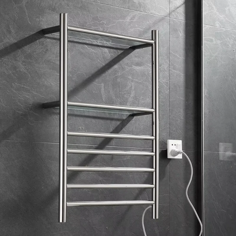 

Modern Design Electric Bathroom Towel Rack Stainless Steel 304 Polished Finished