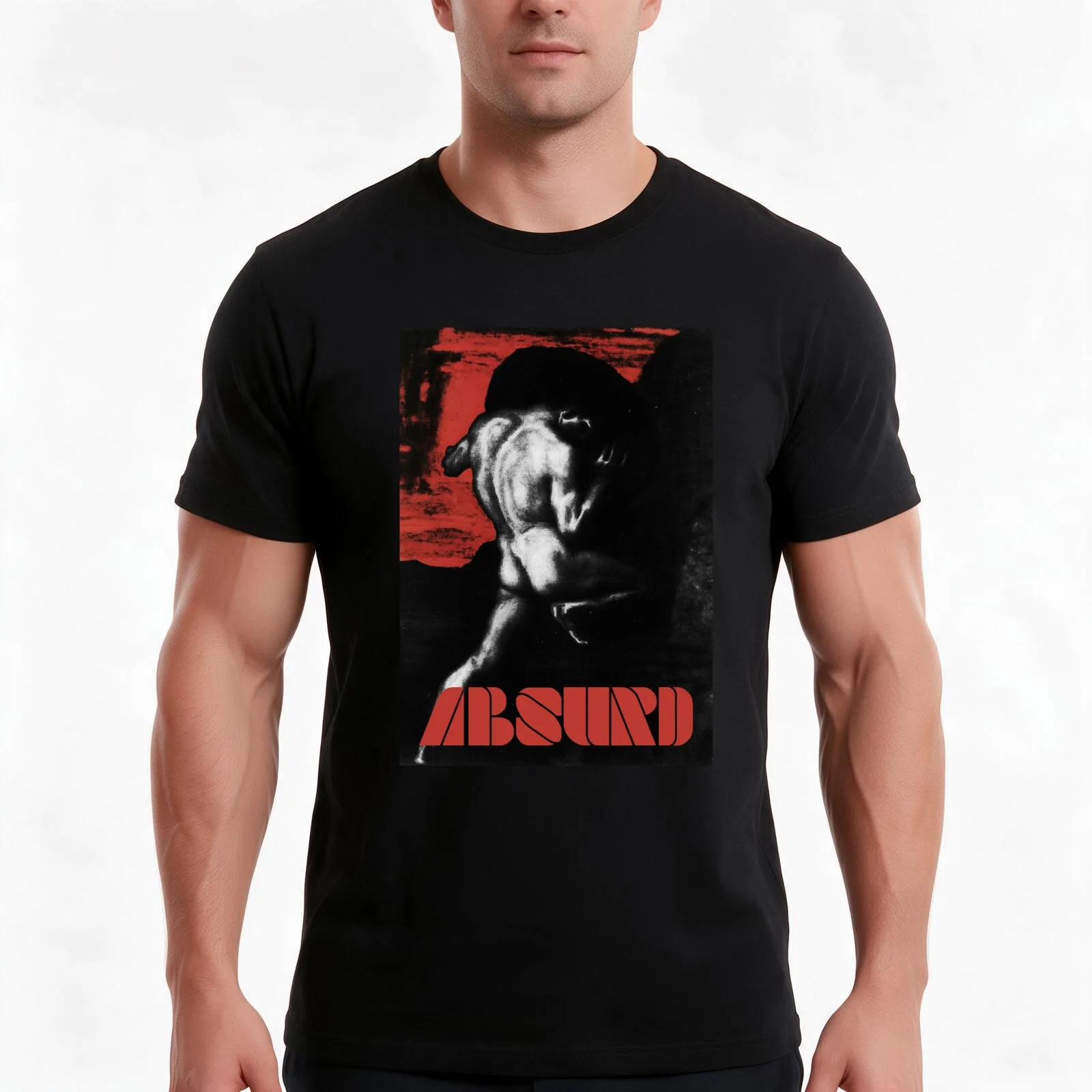 Absurd T-Shirt Summer Casual Cotton Tee Oversized Streetwear Tops Vintage Graphic Print Loose Fit Short Sleeve 100% Cotton
