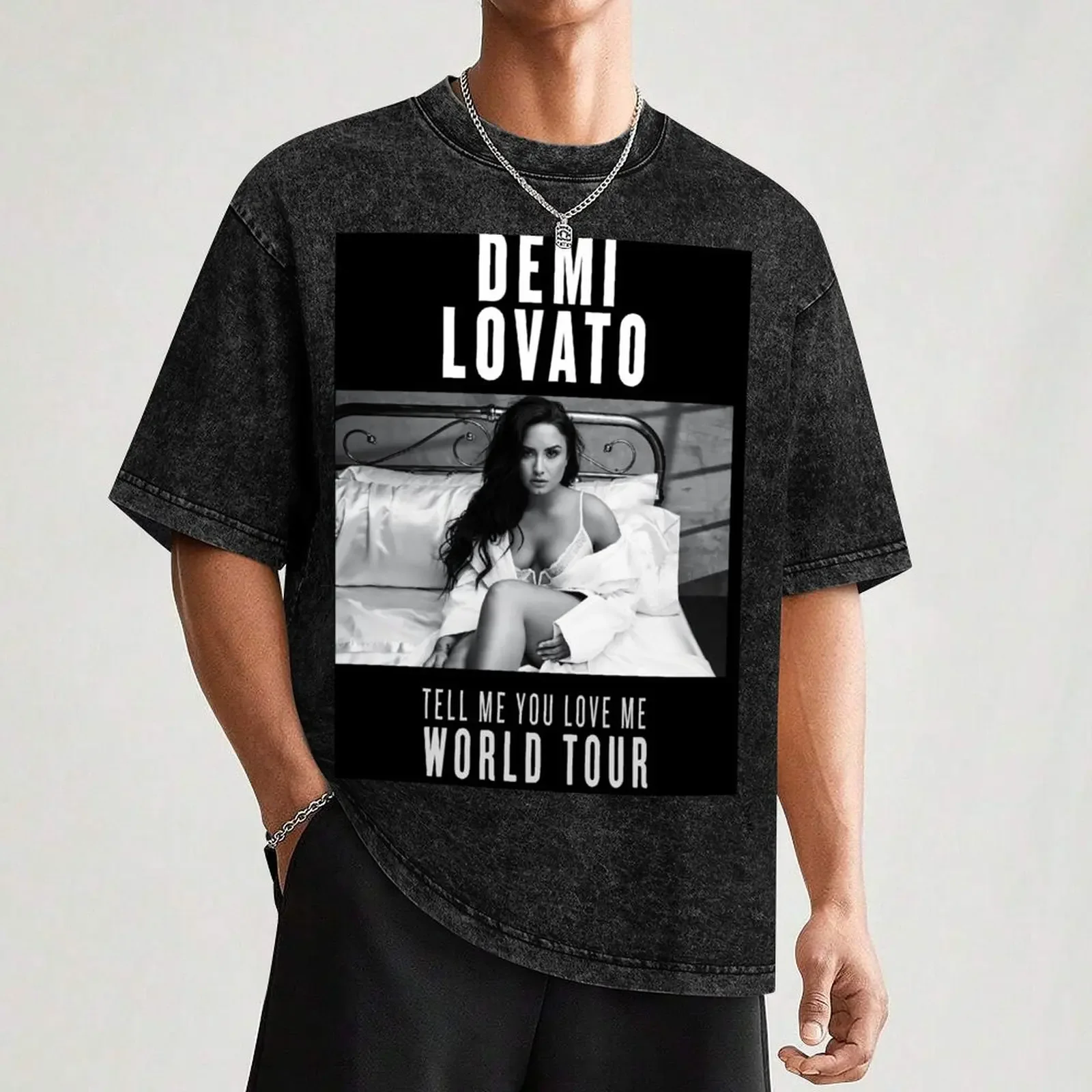 Tell Me You Love Me Tour - ملصق 1 تي شيرت مطبوع عليه حيوانات للأولاد ملابس جمالية فاخرة مصممة قميص ضغط للرجال #3