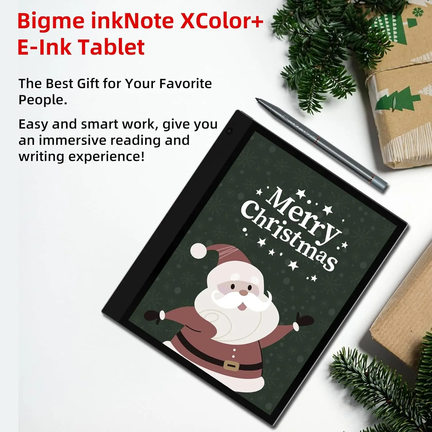 InkNoteX Color+10.3 Inch E-Book Reader E-Ink Tablet With Stylus Bigme Android Tablet 8+256G Storage