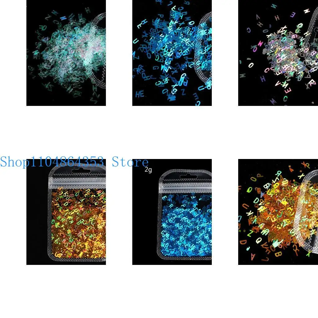

652f Flakes Laste Epoxy Mlitters for Sparkle Festival фестиваль наклейки на гвоздь наклейки на декор 5 C