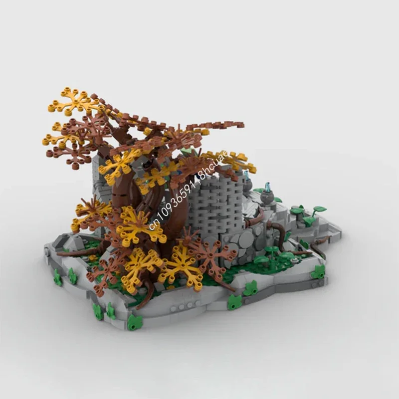 1363pcs Moc 마법의 서클 모듈 형성 성 건축 모델 빌딩 블록 조립 벽돌 장난감 어린이 DIY 교육 선물