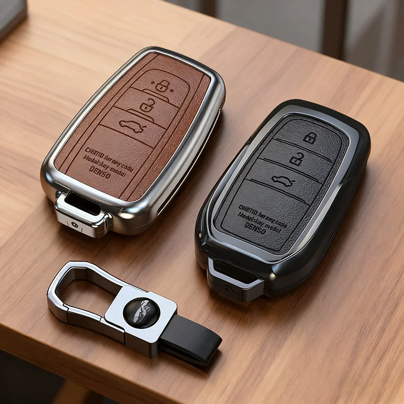 

Car Key cover Case Shell Fob For Toyota Auris Avensis Aygo Crown Corolla Prius Camry CHR RAV4 Altis Land Cruiser Prado Keyless