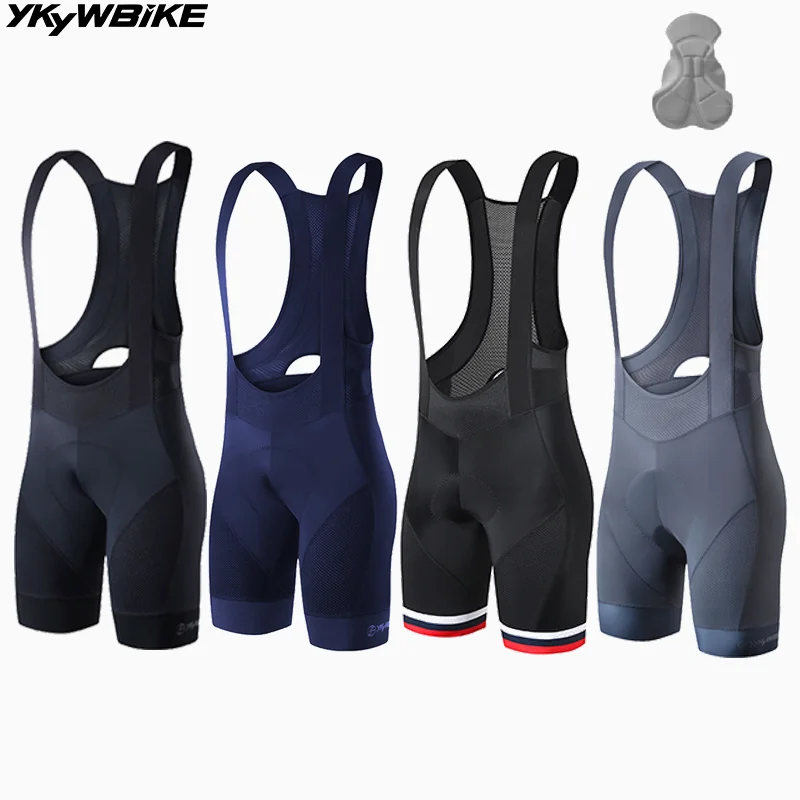 

Ykywbike Cycling Bib Shorts Men Outdoor Wear Bike Ride Padded Riding Bib Tights Bicycle Men's Cycling Clothing Quick-Dry