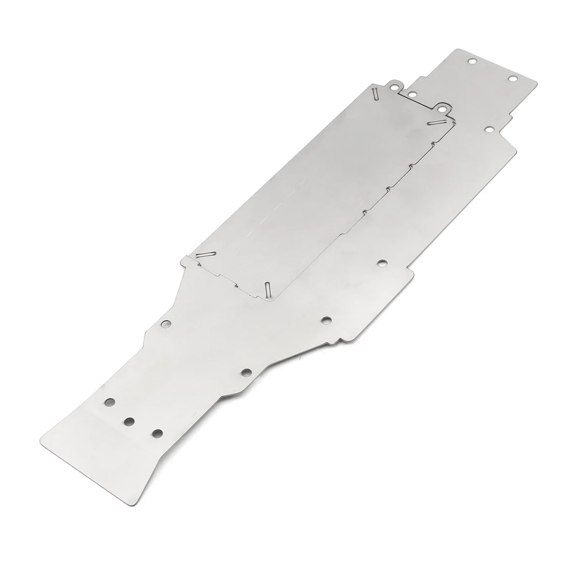 

Stainless Steel Chassis Armor Protection Anti-Skid Plate for 1/10 RC Car XV01 XV-01 Upgrade Parts