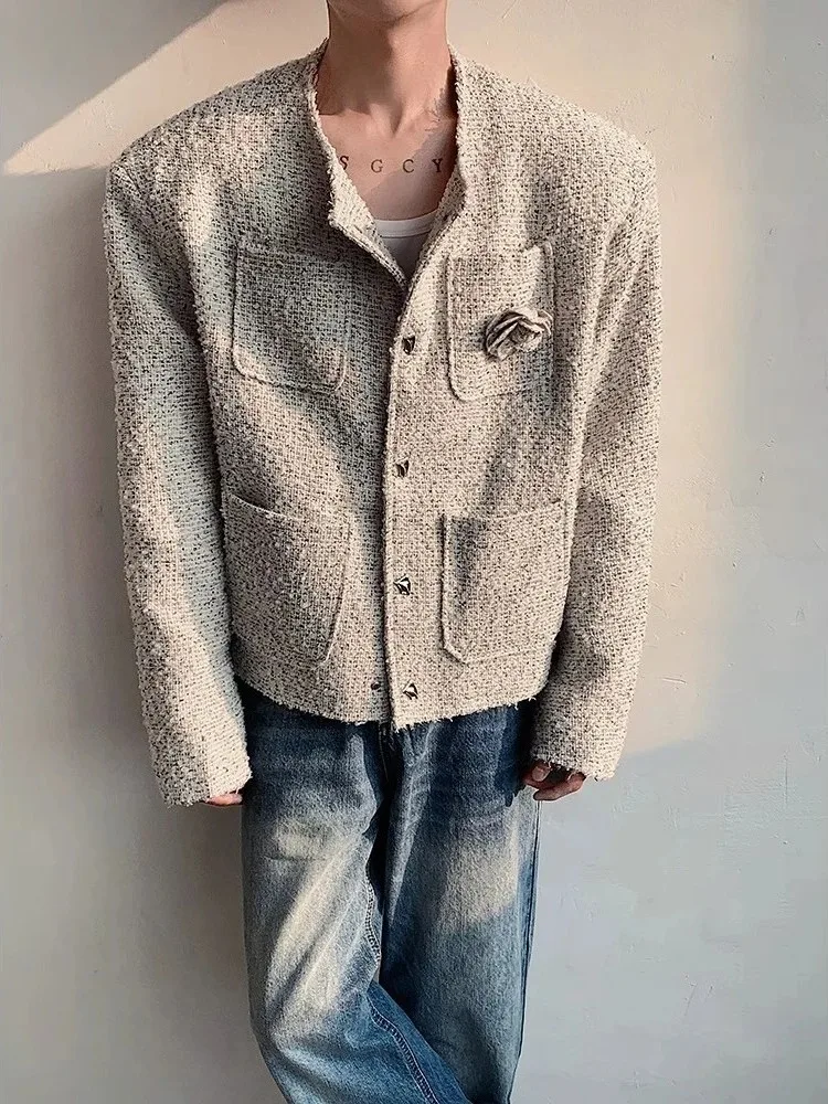 الخريف جبل الرياح ort Sle الرجال Jaet Fraance الصغيرة Sle لا طوق الأزهار الصدر دبوس ملابس العمل كليب Ele Faion... #5