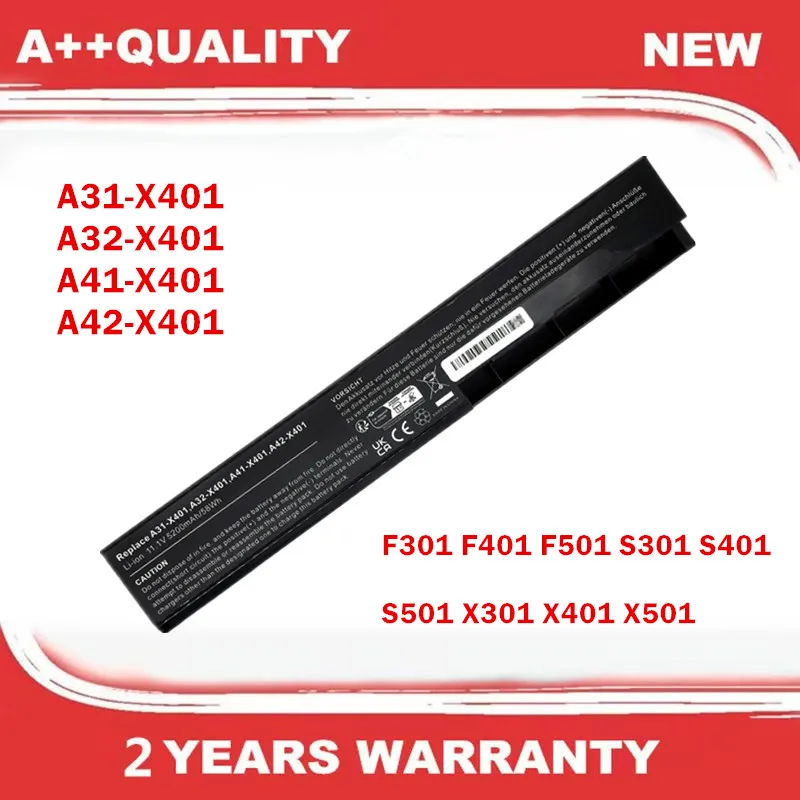 جديد بطارية الكمبيوتر المحمول ل ASUS X301 X301A X301A1 X301U X401 X401A X401A1 X401U X501 X501A X501A1 X501U #1