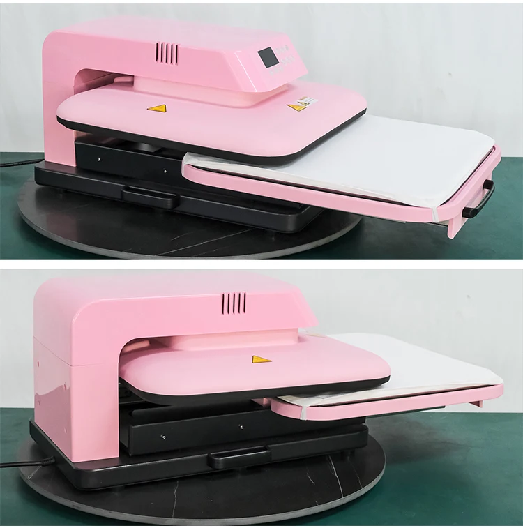 آلة نقل الحرارة للتي شيرت من إنجاني، آلات ضغط حراري رقمية 35*35، معدات نقل يدوية