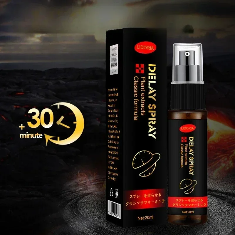 20ml Sex Delay Spray for Men Non-Numbing Male Delay Ejaculation Sex Spray Man Prolong Sprays Penis Premature Ejaculation