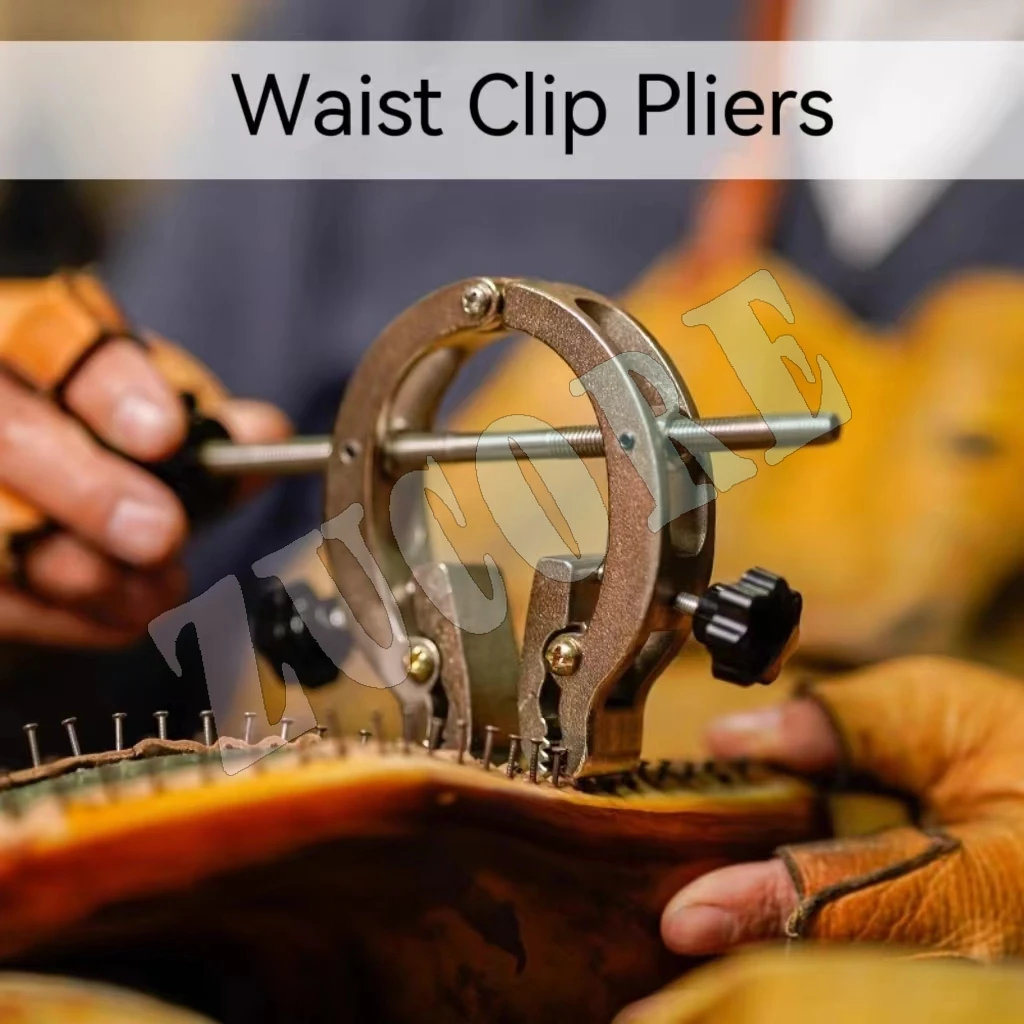 

Leather Craft Shoemaker Cobbler Shoes Upper Hold Fixed Shape Waist Clip Clamp Pliers Tool Adjustable for Making Shoes