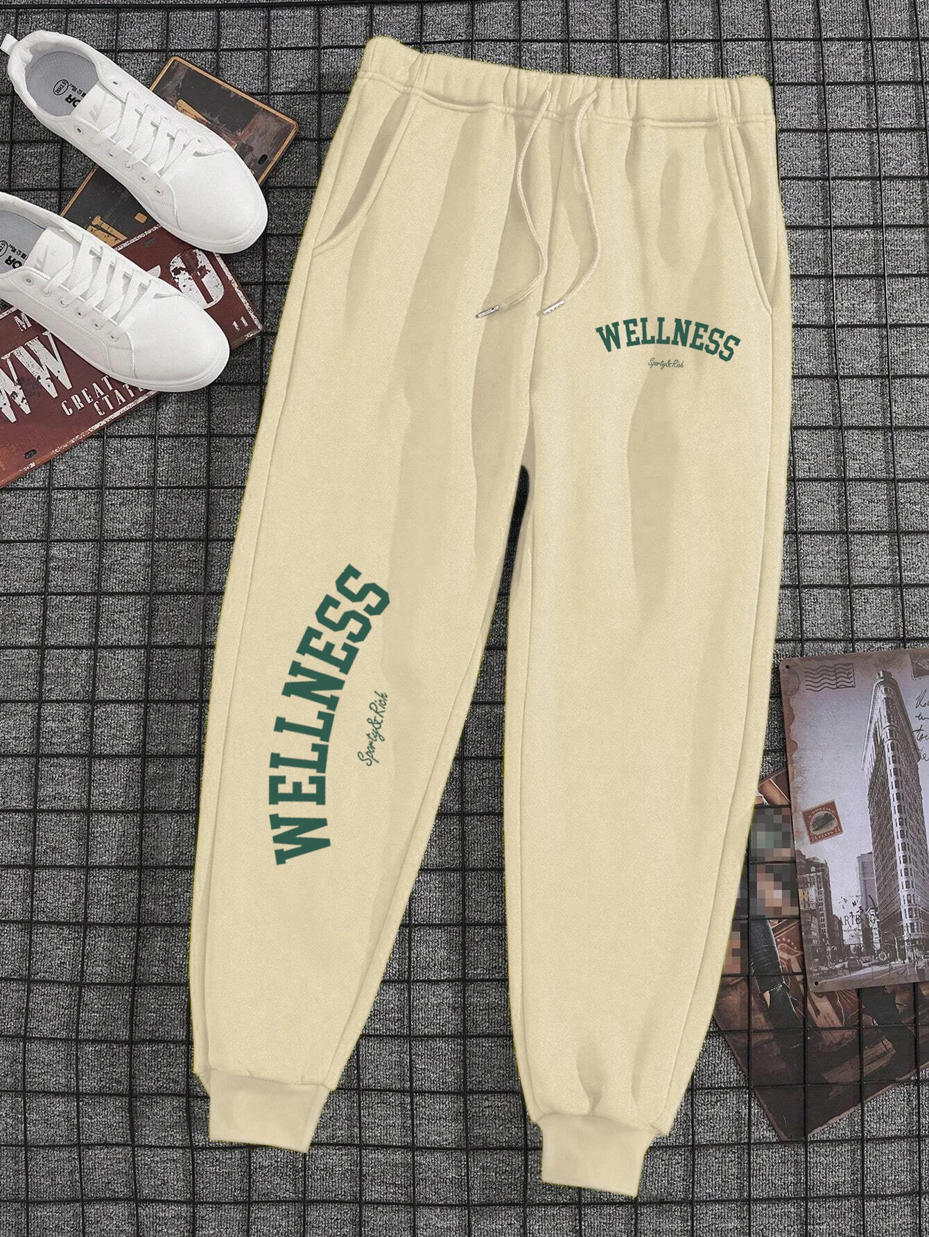 Wellness Self Love Print Men Women Pants Leggings Jogger Trouser Drawstring Sweat Sweatpants Fleece Sports Tracksuit Couple