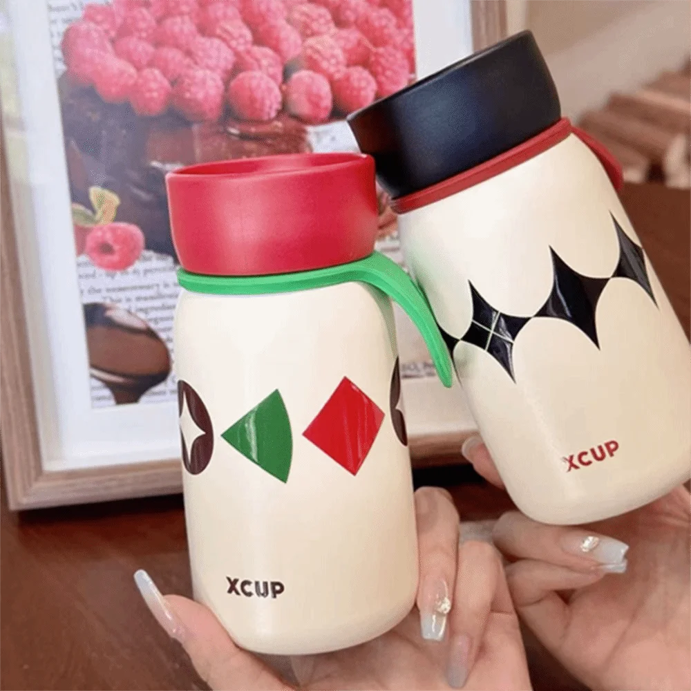 

Insulated Thermal Cup Durable 316 Stainless Steel Leak Proof Water Bottle With Handle Coffee Mug Outdoor Hiking Vacuum Flasks