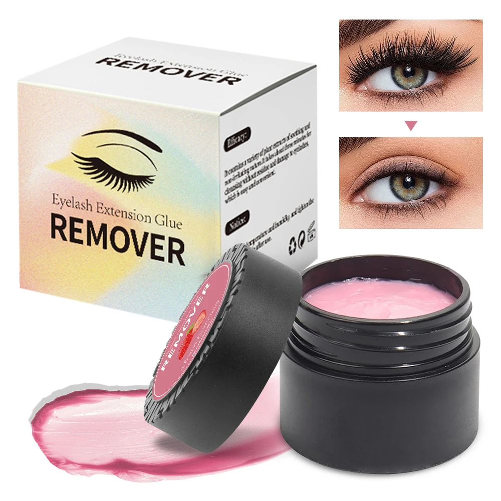 10g Eyelash กาว Remover ครีม Quick ขนกาวเครื่องมือแต่งหน้าผลไม้รส Lash กาวขนตา Remover ครีม