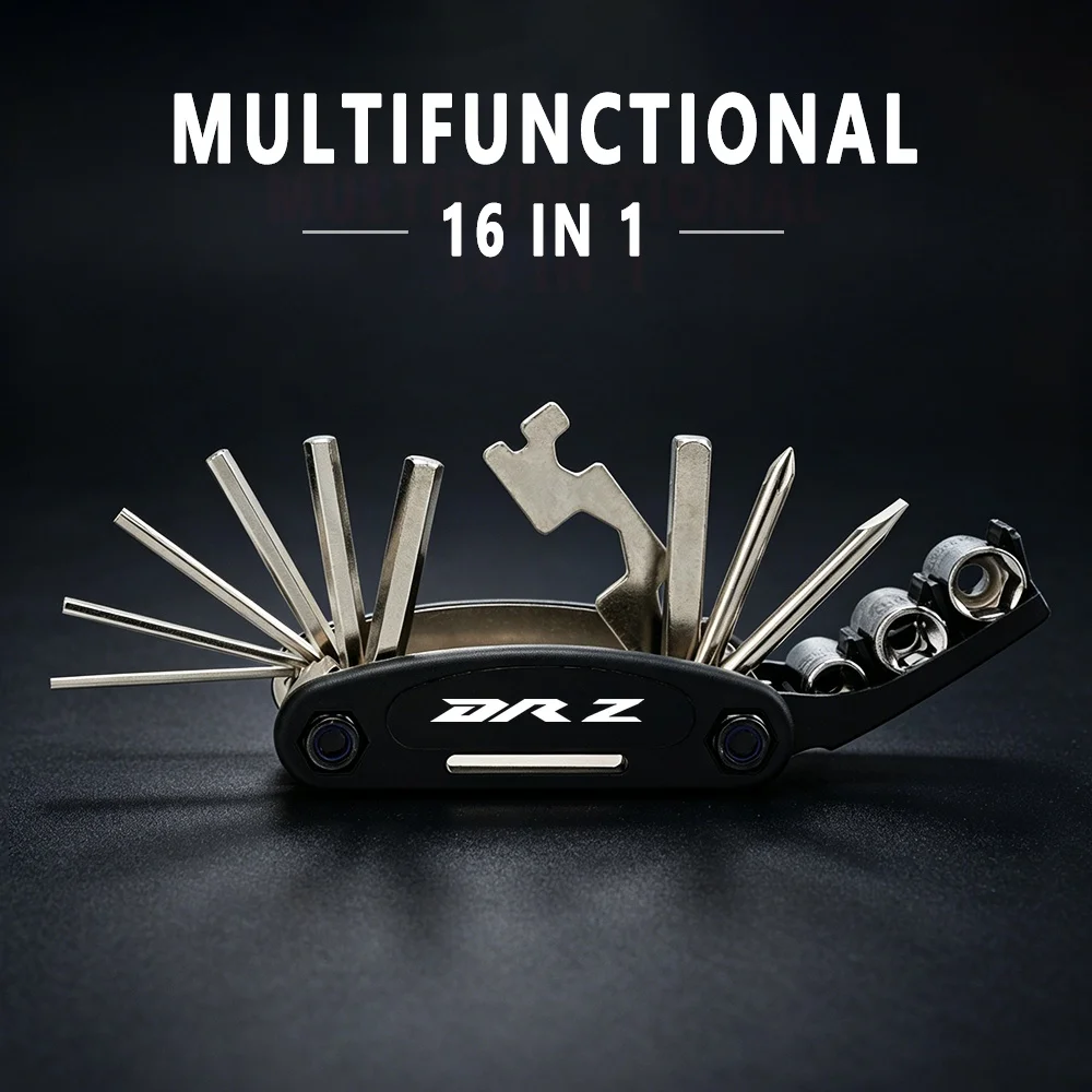 

Socket Wrench Portable Multifunction Screwdriver Multi Tool Set For SUZUKI RMZ250 RMZ450 DRZ400SM DR-Z RM-Z 250 450 RMZ DRZ 400