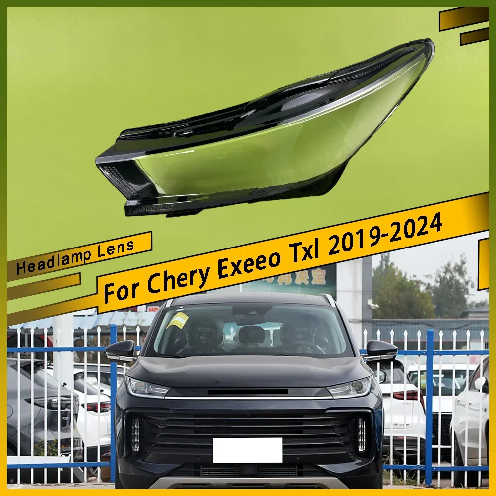 

Car Headlamps Cover Headlights Shell Replace Transparent Lampshade Replace Plexiglass Lens For Chery Exeeo Txl 2019 - 2024