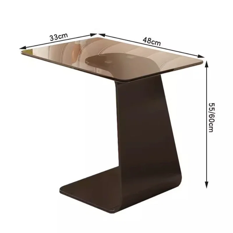 Picture 7: Light Luxury Lounge Sofa Side Table Living Rooms Square Cream Simple Apartment Corner Small Bedroom Bedside Meubles Furniture