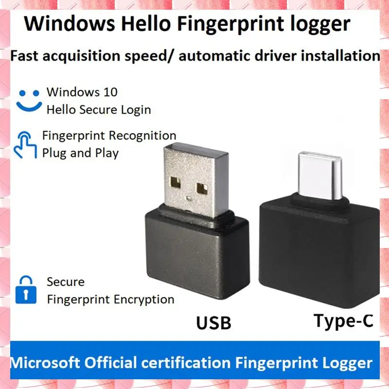 JAJA جهاز التعرف على بصمات الأصابع USB صغير للكمبيوتر المحمول ويندوز 10 11 مرحبا الماسح الضوئي البيومترية وحدة قارئ بصمات الأصابع Durab #5