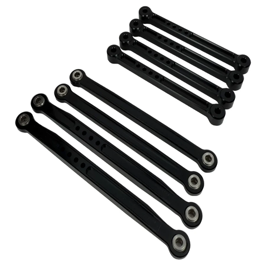 GVM Aluminum Upper/Lower Trailing Links and Rear Toe In Links For Team Losi JRX2 JRXT JRX-PRO