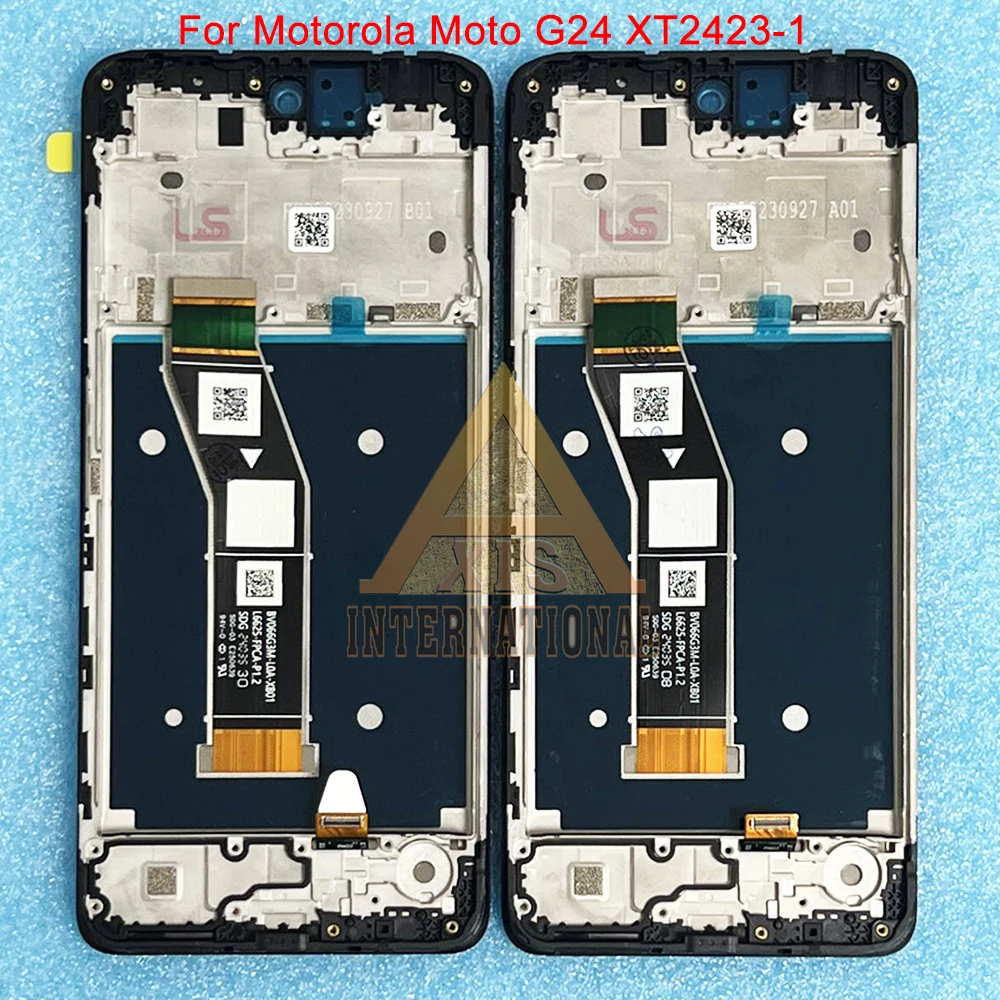 

6.56"Original For Motorola Moto G04 LCD XT2421-2 Display Touch Panel Digitizer For Moto G24 Power LCD Frame Moto G24 LCD Frame