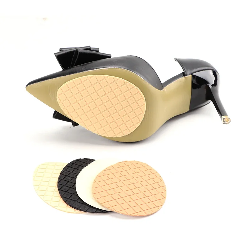 Non Slip Shoe Pads Shoe Grips Bottom of Heels Shoes Sole Protector Shoe Slip Pads Gummies Anti-Slip Shoes Repair Self-Adhesive