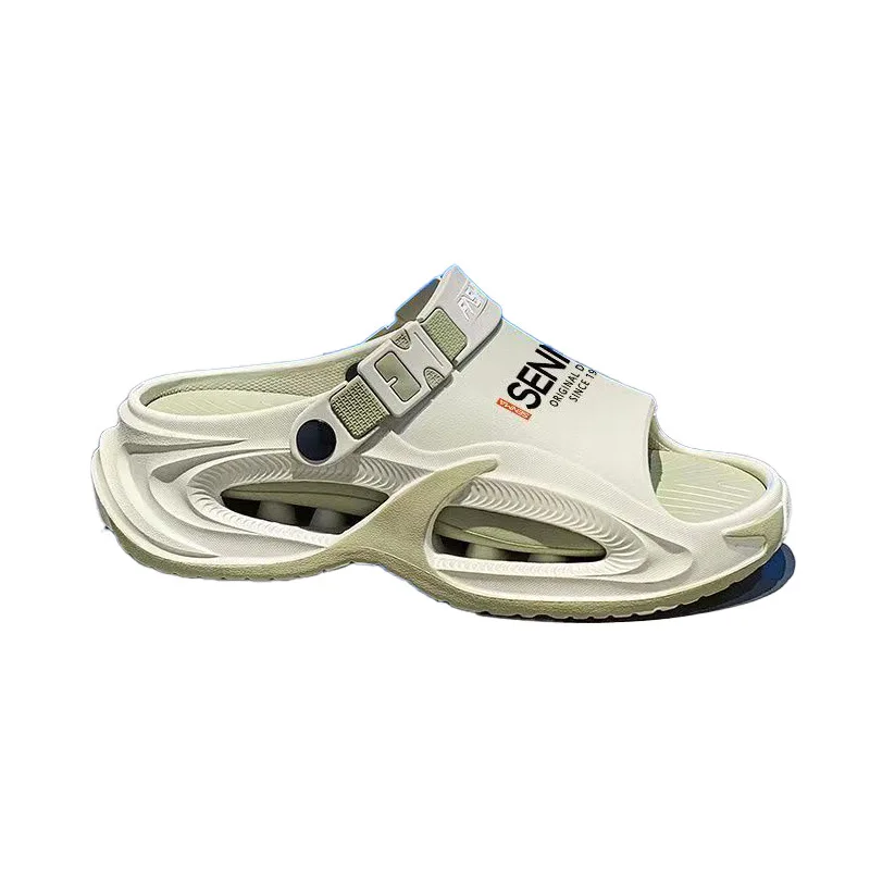 Men Sandals Slip On 2 in 1 Summer Outdoor Thick Sole Non Slip Waterproof Driving Shoes image 5