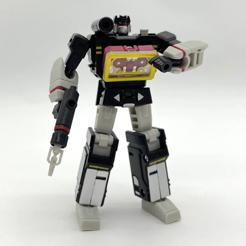 In Stock Transforming Toys PocketToys PT04B Dark Soundwave With 3 Tapes DX9 Small Scale KO G1 Model Figure Collection Movable