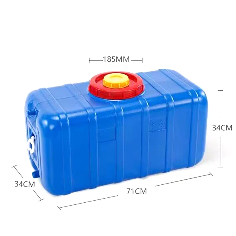 50L/75L Portable Large Capacity Water Storage Tank Drink Container Camping Water Storage Tank for RV Emergency Travel Horizontal - view 5
