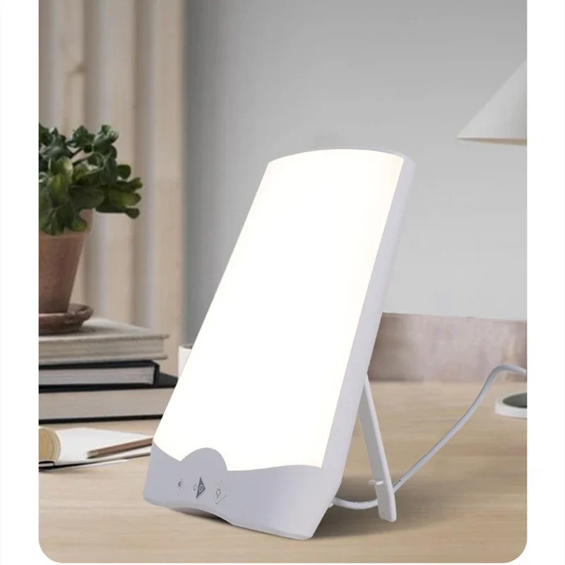 Sad Lamp Stepless Dimming Phototherapy Bionic Solar Light Touch Therapy Light Lamp Depression Anti-fatigue Lamp Timed Night Ligh