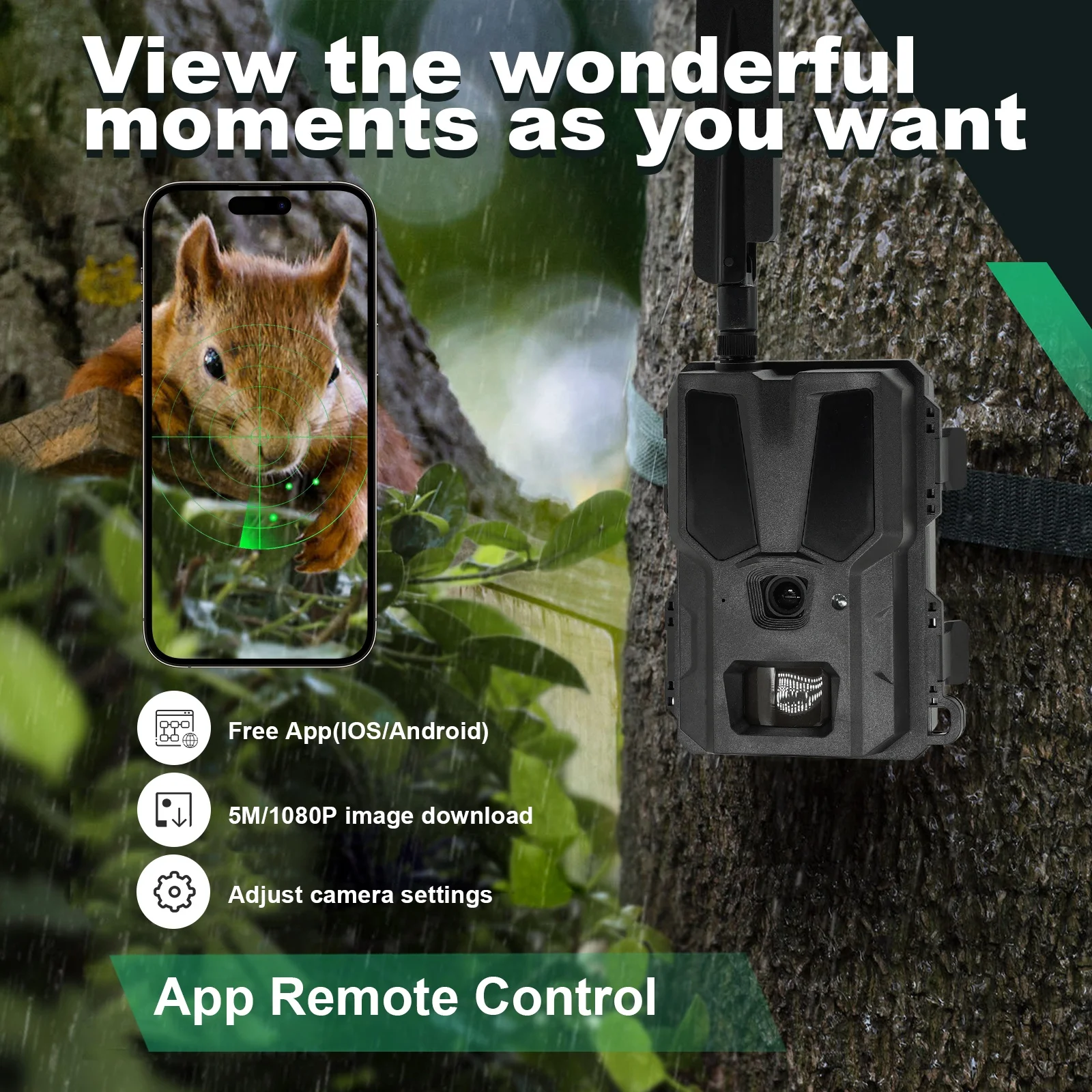 WILLFINE Mini waterproof wildcamera outdoor app digital trail hunting camera with fcc/ce/ rohs