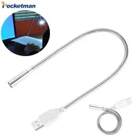 USB LED Lights Portable Book Light Flexible Adjustable Reading Lamp Computer Laptop Keyboard Powerbank Mini Lamps
