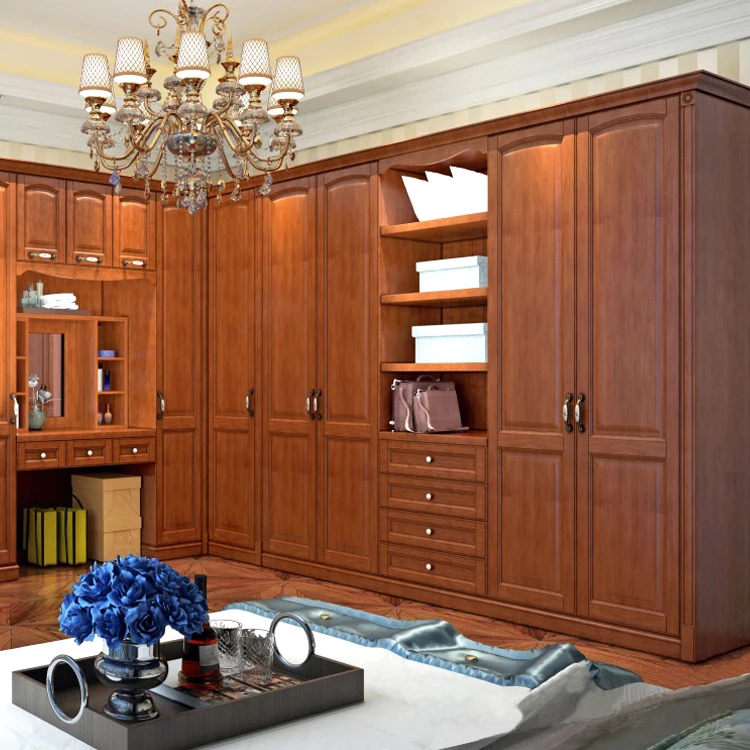 Design Country Style Solid Teak Kitchen Cabinets With Island