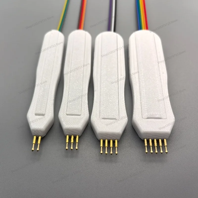 For 3D Printing Debugging Test Burning Programming Probe PCB Serial Port Program DuPont Handheld Fixture 1.27~ 2.54
