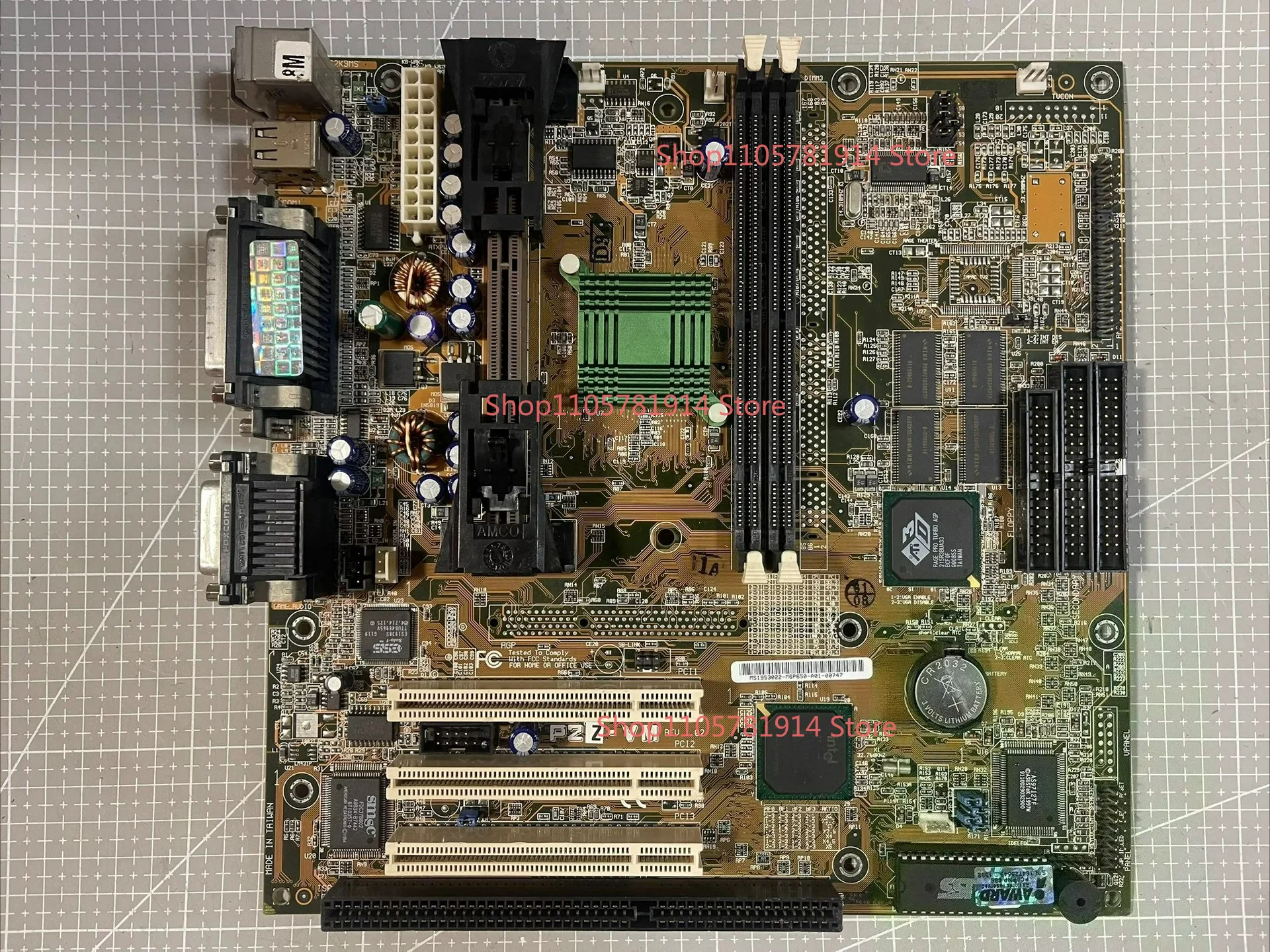 For ASUS P2Z-VM Vintage Computer Motherboard Rev1.02 440BX/ZX Chipset, Supports 133MHz External Frequency