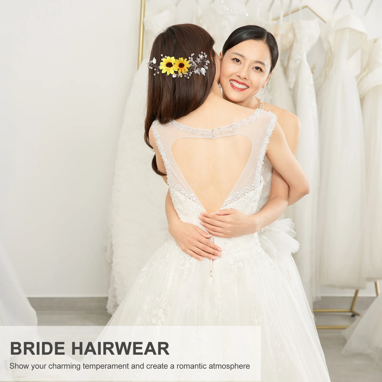 حجر الراين ديزي هيرباند الزفاف خوذة أنيقة العروس Hairwear موضة عقال العروس الشعر الديكور لحفلات الزفاف والحفلات الراقصة #6