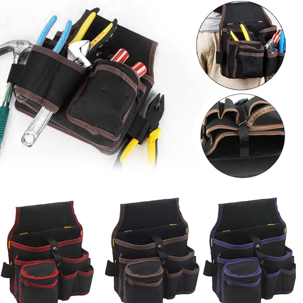 

Мешочек для инструментов, Водонепроницаемый Многофункциональный Органайзер из ткани Оксфорд для инструментов электрика, дрели, гаечных ключей, отверток, инструментов