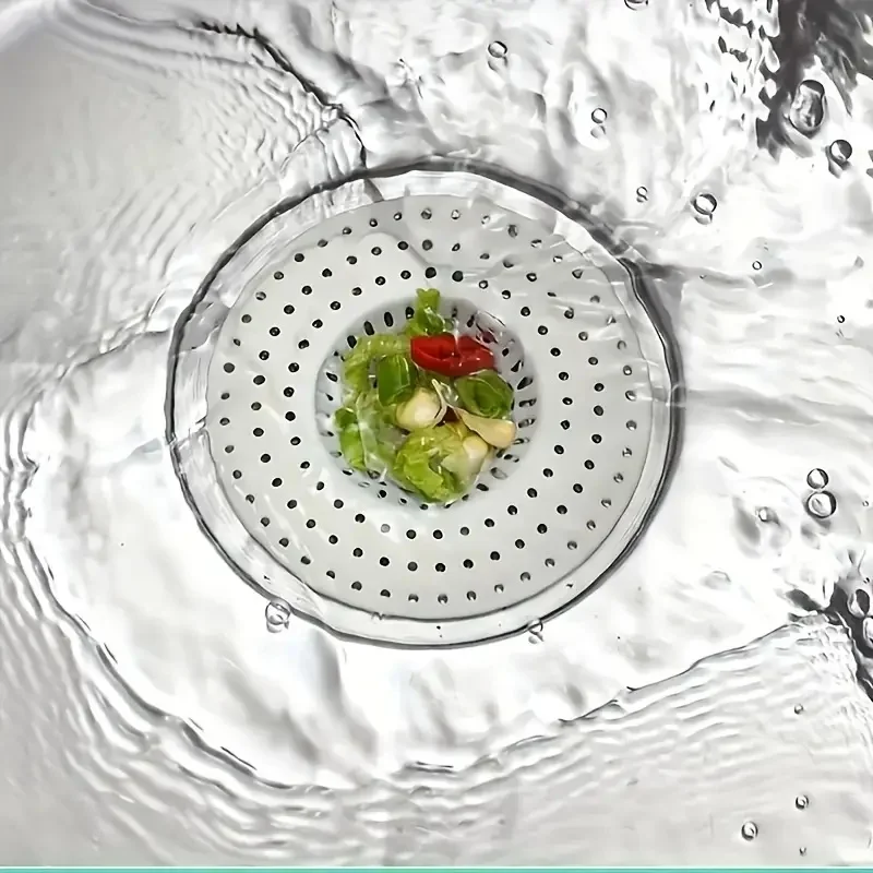 Confezione da 5 filtri per lavello da cucina, rete resistente, cattura peli e detriti alimentari per evitare zoccoli, colori assortiti