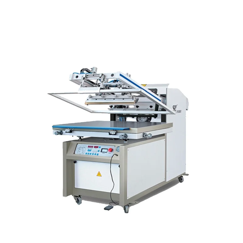 6090 miniature garment t-shirt bag silk CE provides screen printing machine automatic printing mechanical engine 600 * 900mm