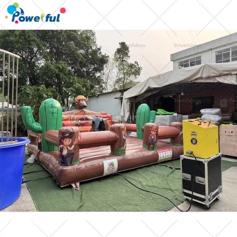 Factory Price Outdoor Sport Game Crazy Inflatable Mechanical Rodeo Bull Commercial Mechanical Rodeo Bull Ride for Sale