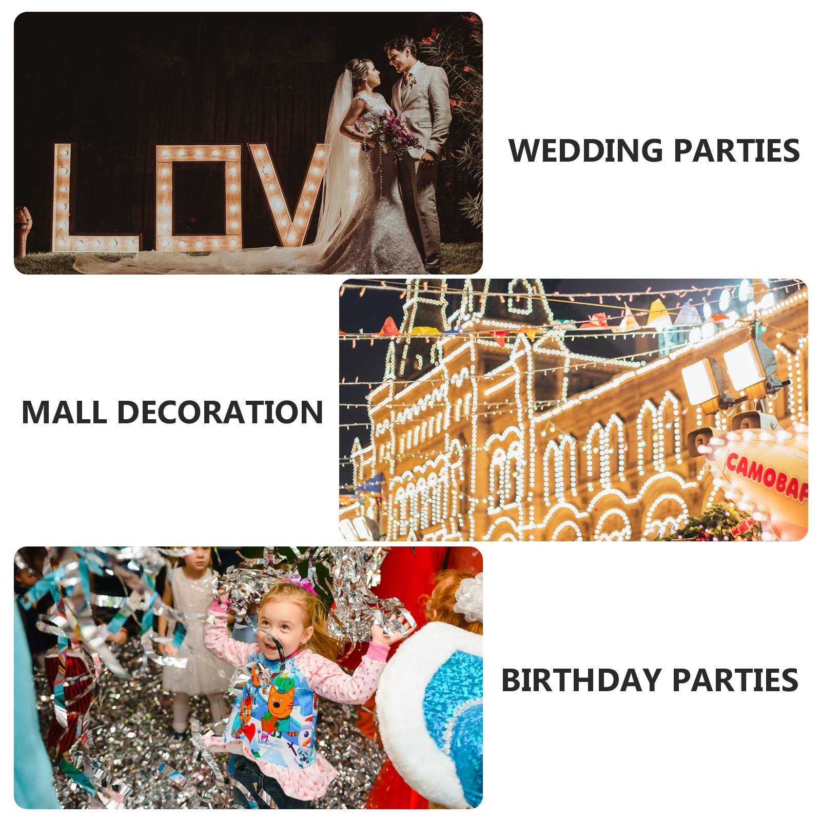 

10Pcs Sequins Curtain Wedding Festival Decorative Hanging Screen Decor Party Backdrop Elegant Wedding Supply Sequins Curtain