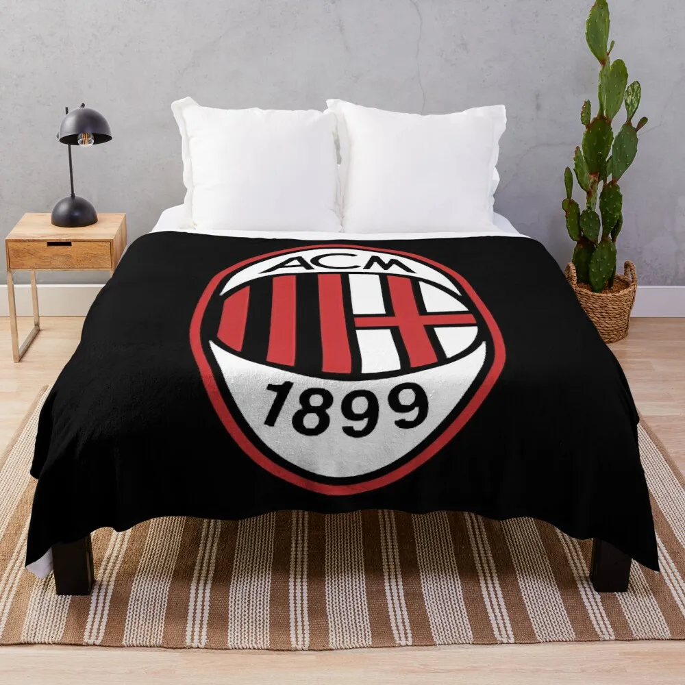 

Excellent AC Milan Classic Essential Throw Blanket christmas gifts Baby Tourist Blankets