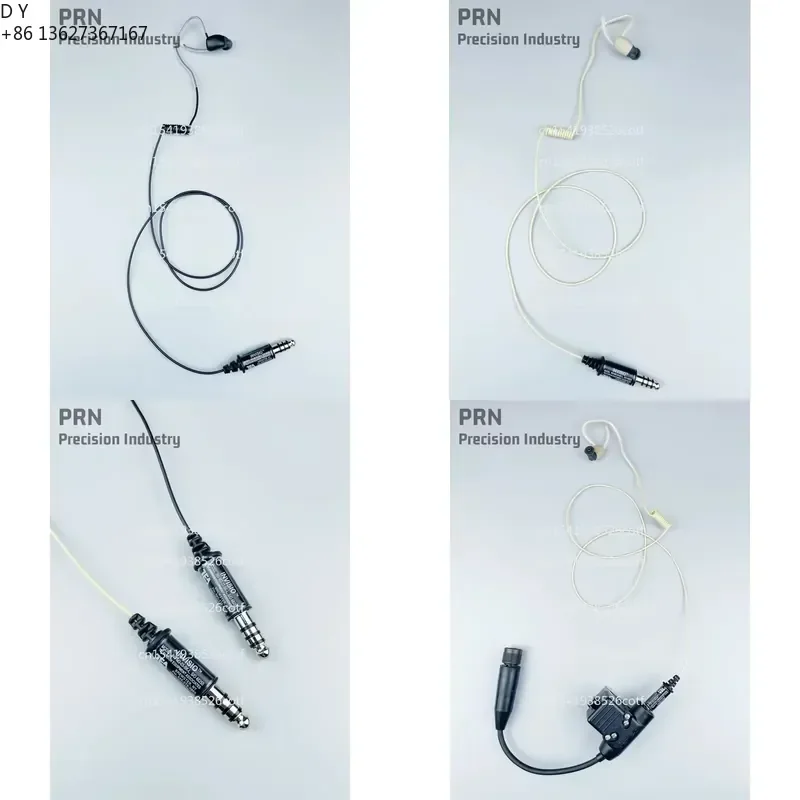 for PRN INVISIO M3 In Ear Conduction Headset with Four Section Plug for DEVGRU Seal Tactical Communication Clear Audio