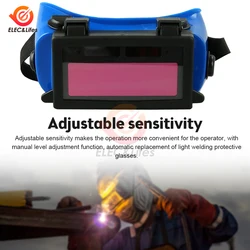 1Pcs Protective Glasses Solar Automatic Dimming Welding Mask/helmet/welding Cap/welding Lens/eye Mask Filter